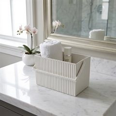 Omnioffre opbevaringskasse - str. MEDIUM, Hvid